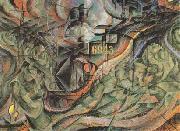 Umberto Boccioni State of Mind II The Farewells (mk09) oil painting artist